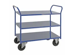 etagewagen,draagverm. 400kg,3etage(s),laadvl. LxB 940x440mm,staaletage
