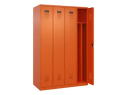 locker voor scheiding van kleding,HxBxD 1850x1200x500mm,4vak