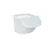ingrediëntendispenser,HxBxD 280x400x440mm,15l,PP,bak/deksel wit/wit