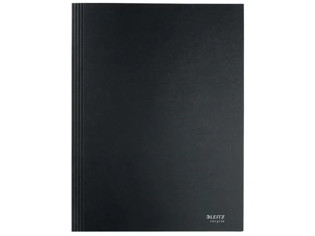 Dossiermap Leitz Recycle A4 3-kleps karton zwart