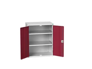 universele kast,HxBxD 1000x800x550mm,2xStalen bodem,draaigrendelslot - 1