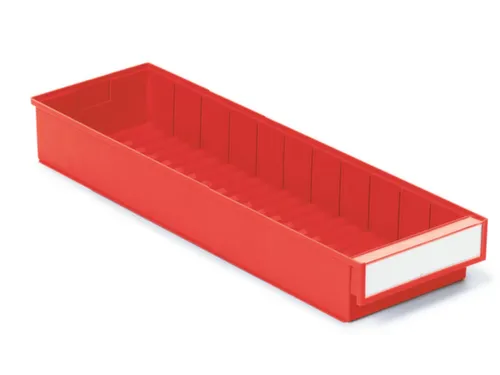 stellingbak,HxBxD 82x186x600mm,PP,rood