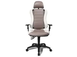 Topstar Bureaustoel Head Point RS, grijs/wit