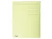 Dossiermap 3 Kleppen Folio Geel 50 stuks