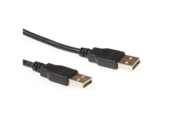 Kabel ACT USB 2.0 M-M zwart 2 meter