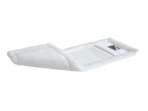 brede mop,B 400mm,microvezel,mop wit