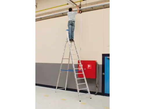 Ladder Aluminium Bordes H 2 80M 12Treden Incl. Bordes