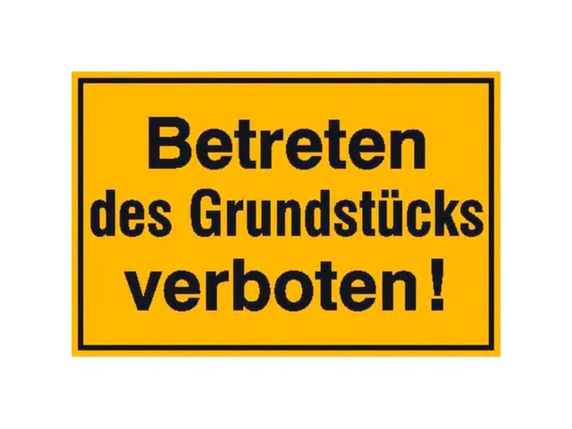 verbodsbord,Betreden van het terrein verboden!,aluminium gemerkt