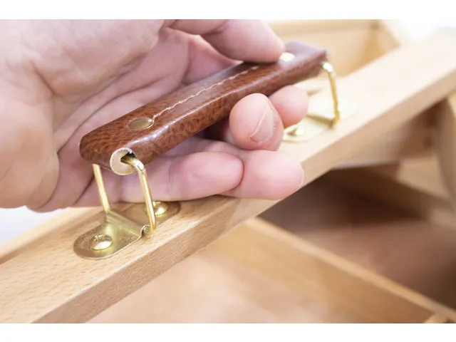 Multifunctionele gereedschapskist Kangaro 3 lagen, 4 laden beukenhout