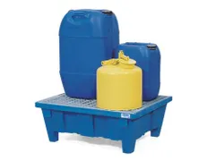 PE-opvangbak,v. 2x60l vat,opvangvol. 60l,HxBxD 315x645x795mm