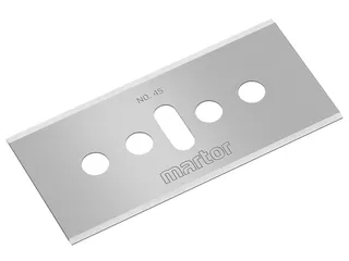 Reservemes Martor Industrie mesje nr. 45 rechthoekig 10 stuks - 4