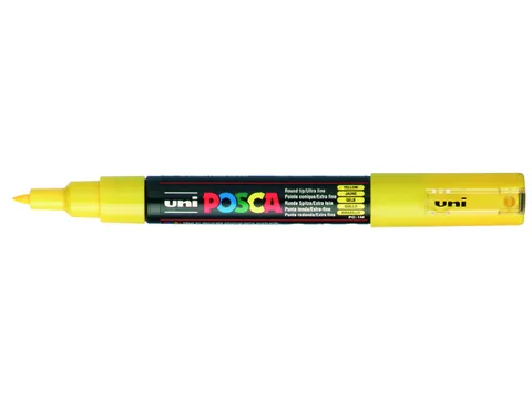 Verfstift Posca PC1MC Extra Fijne punt 0,7-1,0mm geel