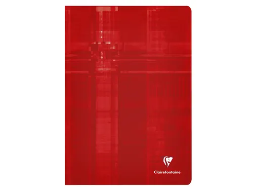 Schrift Clairefontaine A4 ruit 4x8mm 80 pagina's 90gr assorti