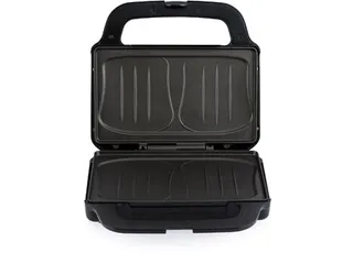 Tosti IJzer Big Croque XL Zilver Anti-Aanbaklaag 900W - 2