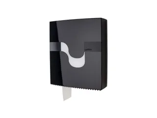 Toiletpapier dispenser Celtex Maxi Jumbo zwart - 1