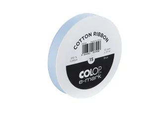 Lint Colop E-mark 15mmx25m blauw - 1
