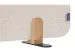 OUTLET Elements Bureauscherm akoestisch 60x120cm Beige Houders