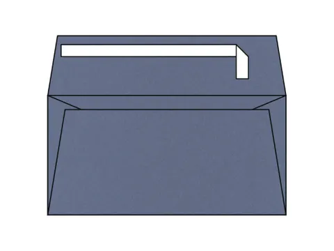 Envelop Olin Origins strip Indigo 120 Gram 110x220mm doos FSC