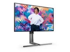 AOC U27U3CV computer monitor 27 Inch 4K Ultra HD LCD Zwart