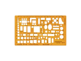 Sjabloon Standardgraph meubelsjabloon Architect 1:100 - 1