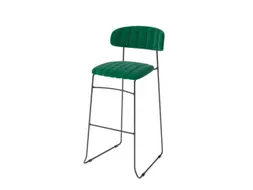 barkruk,zitting H 765mm,zitting stof,zitting velours groen