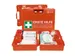 mallette de secours,DIN 13157,ABS orange,av. support mural