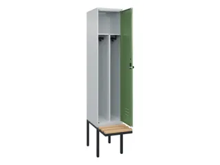 locker voor scheiding van kleding,HxBxD 2120x400x815mm,1vak - 2