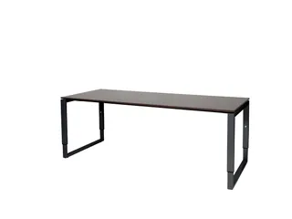 Domino Plus Bureau Hoogte Verstelbaar 2000x800mm Robson Eiken Zwart - 1