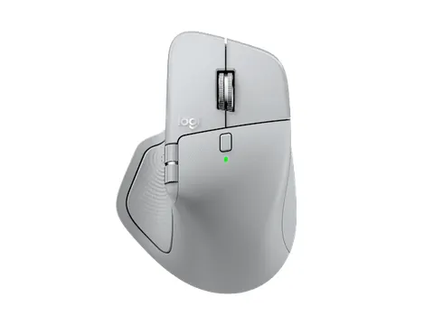 Logitech MX Master 4 draadloze muis 8 knoppen rechts Bluetooth grijs