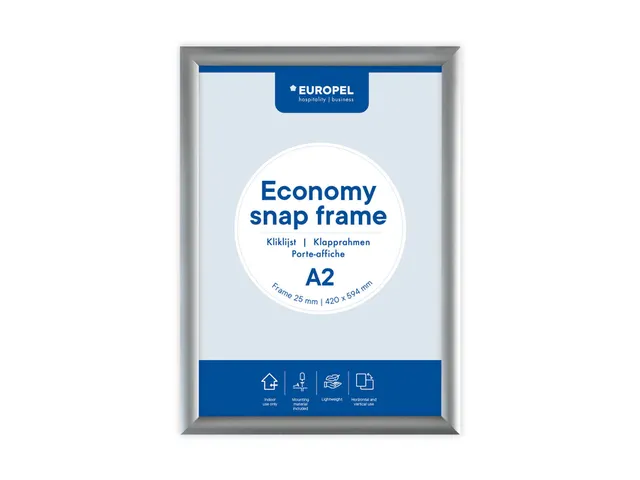 Kliklijst Europel Economy A2 zilver