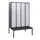 locker met bank,HxBxD 1950x1200x815mm,4vak,vak B 300mm,cil.-slot