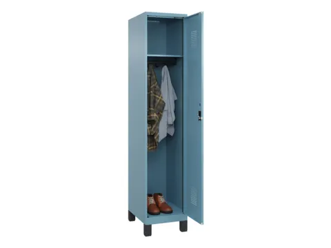 locker,HxBxD 1950x400x500mm,1vak,vak B 400mm,cil.-slot,voeten