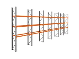 palletstelling,basis+5xaanbouw,HxBxD 3990x11650x750mm,vakl. 3000kg