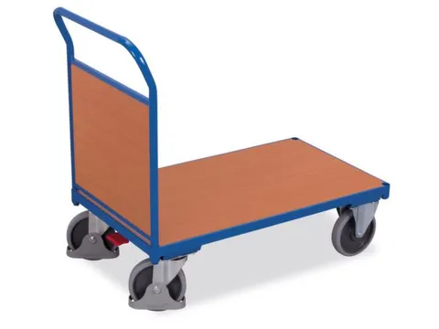 Platformwagen 500kg 1030x600mm 1 Kopwand Ral 5010