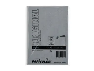 Correspondentiekaart Papicolor dubbel 105x148mm ravenzwart pak à 6 st - 3
