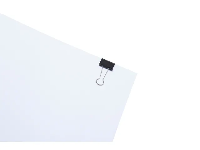 Papierklem MAUL 213 foldback 19mm capaciteit 7mm zwart