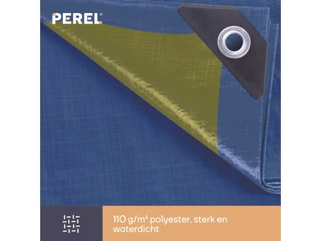 Dekzeil Blauw/Kaki Sterk 8x10m