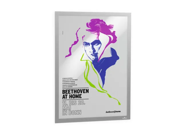 Duraframe Durable poster A2 zilvergrijs