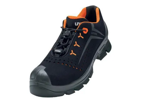 Uvex 65212 lage S1P veiligheidsschoenen, SRC, HRO, ESD, zwart, maat 42