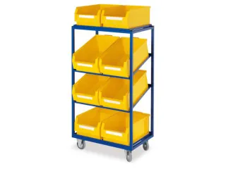Bijzet- En Verzamelwagen 200kg 1315x1015x485mm 4 Etages - 3