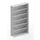 kantoorstelling aanbouwveld HxBxD 2200x1256x335mm 6 OH Stalen Ral7035