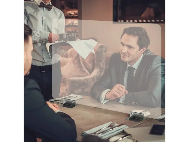 Wand frontaal - open kantoor 140x60cm