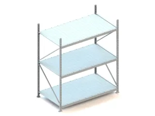 Breedvakstelling Basisveld Hxbxd 2200x1907x1050mm 3 Stalen Legborden - 1