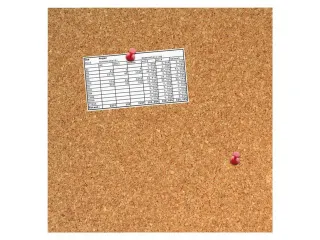 Prikbord Desq 35x35cm kurk - 2