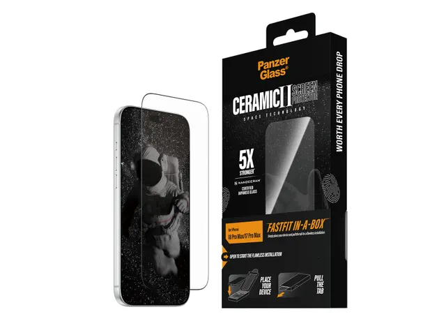 PanzerGlass Ceramic Screen Protector iPhone 18 Pro Max | 17 Pro Max