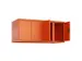opzetkast,v. locker voor scheiding van kleding,4vak.,vak B 300mm