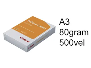 Kopieerpapier Yellow Label Standaard A3 80 Gram Wit - 3