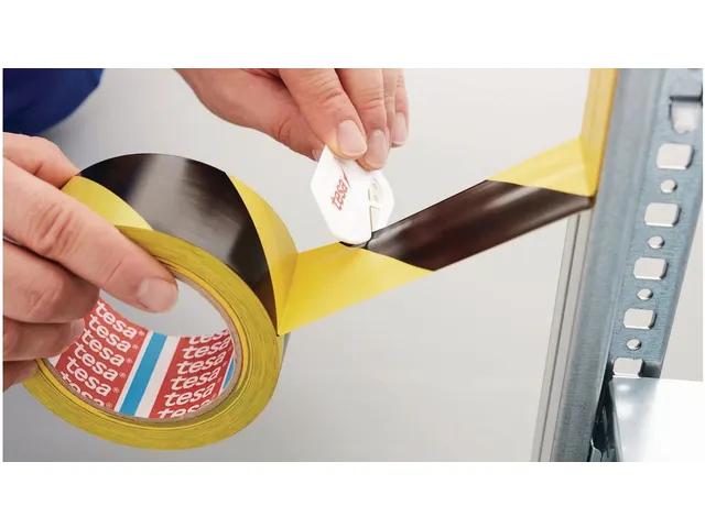 Markeringstape tesa Professional 60760 PV1 50mmx33m geel-zwart