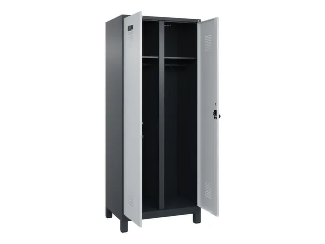locker voor scheiding van kleding,HxBxD 1950x800x500mm,2vak