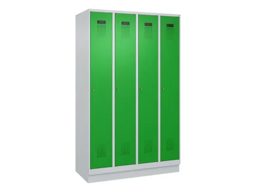 locker voor scheiding van kleding,HxBxD 1950x1200x500mm,4vak